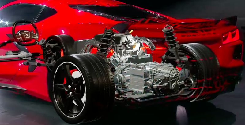 Illustration for article titled Here's A Detailed Look At The 2020 Corvette C8's Impressive Engineering